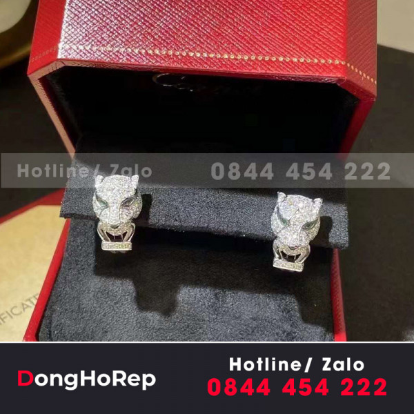 Cartier panthere earrings 18k