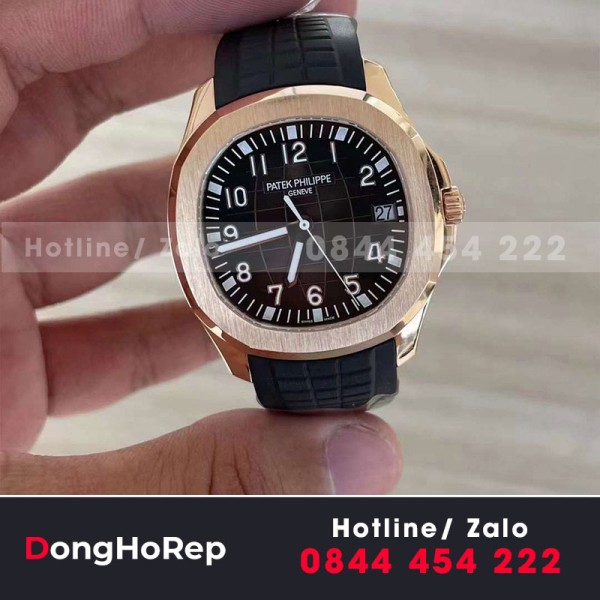 Đồng hồ patek philippe aquanaut 5167r chế tác Au750 vàng đúc 