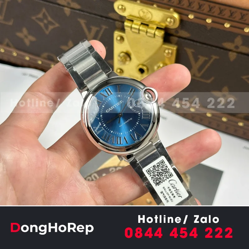 Cartier Ballon Bleu— size 40mm— máy ETA 2824— Phiên bản Ballon size 40mm