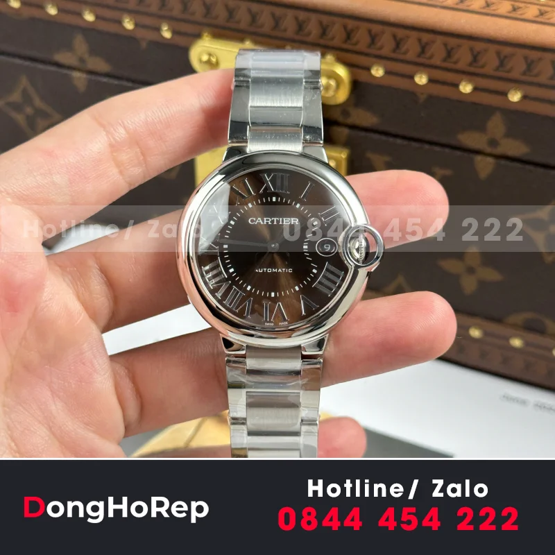 Cartier Ballon Bleu— size 40mm— máy ETA 2824— Phiên bản Ballon size 40mm phù hợp với số đông cổ tay của anh em vừa mới ra mắt của nhà máy AF