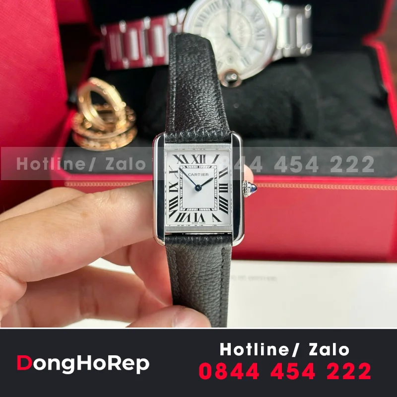Cartier Tank Solo Small Model— size 25mm x 31mm