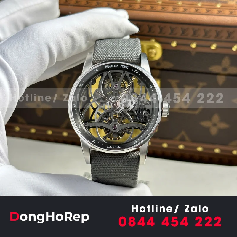 Đồng hồ Audemars Piguet Code 11.59 ref.26600 Tourbillon Openworked• size 41mm• độ dày 14mm• máy Tourbillon lên cót tay cao cấp• APP Factory