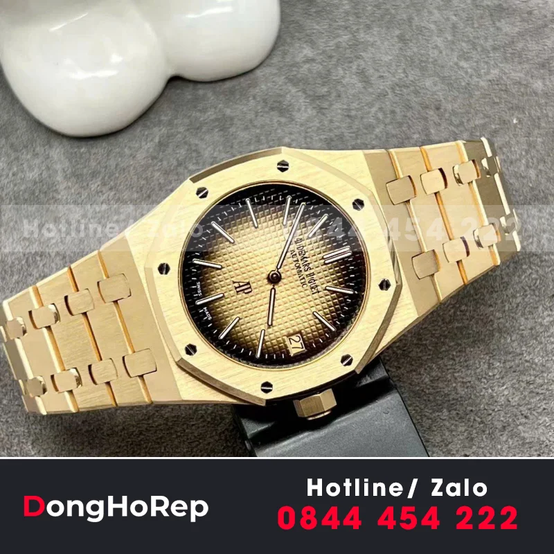 Đồng Hồ Audemars Piguet Jumbo Extra Thin 16202 Chế Tác Vàng 18k 39mm