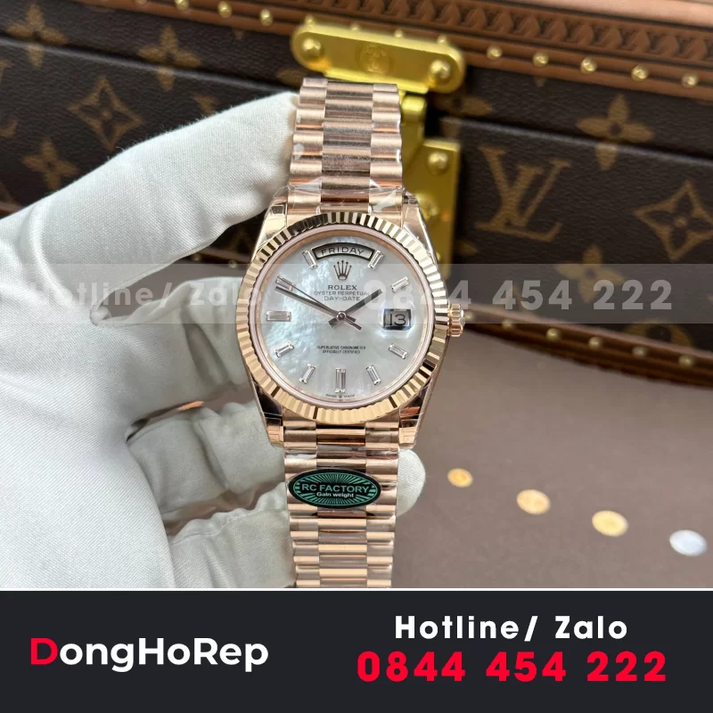 Đồng Hồ BST Rolex Day-Date 40mm phiên bản thép nặng lên tới 210 gram