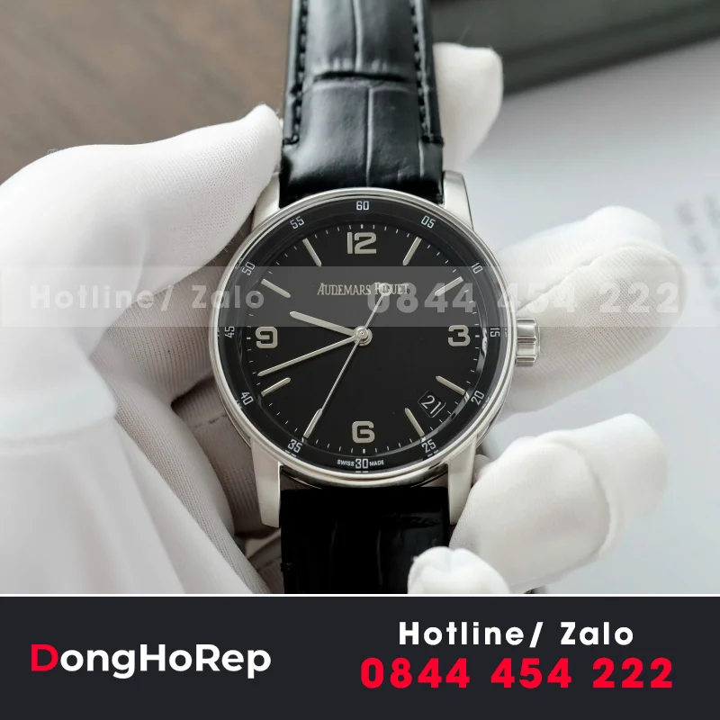 Đồng Hồ Chế Tác Audemars Piguet Code 11.59 Selfwinding 15210OR Mặt Đen Nhà Máy APS 41mm