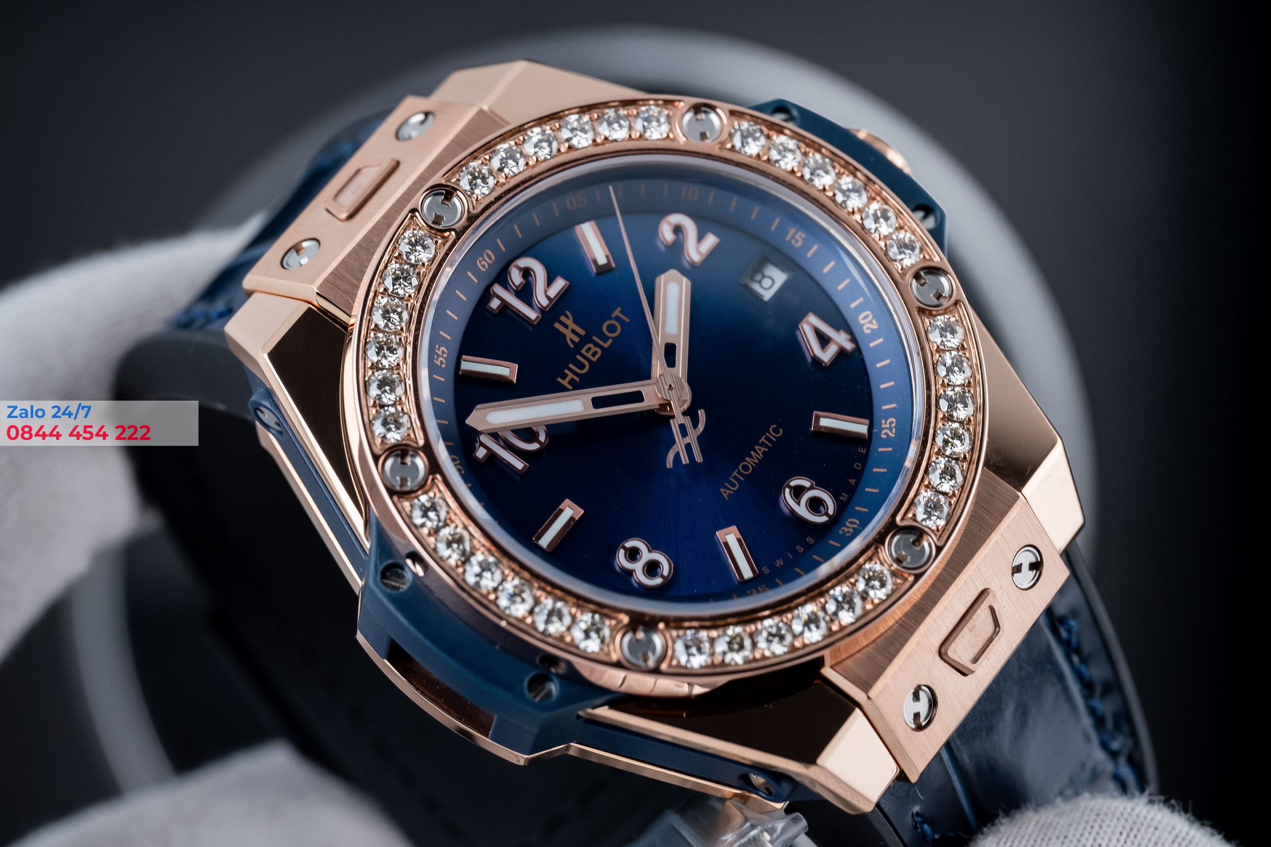 Đồng Hồ Hublot Big Bang One Click Viền Kim Cương Moissanite