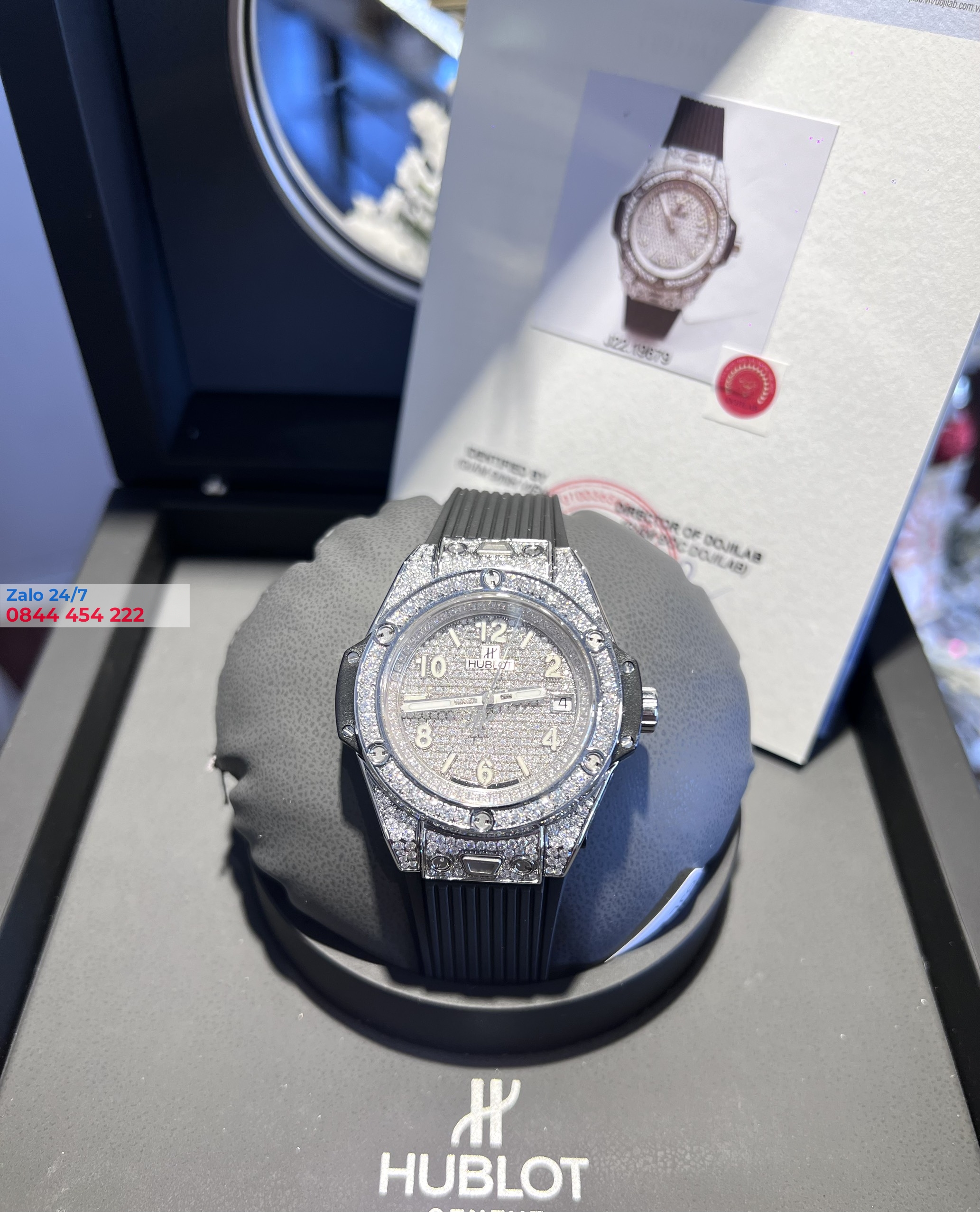 Đồng Hồ Hublot Big Bang One Click Full Kim Cương Thiên Nhiên