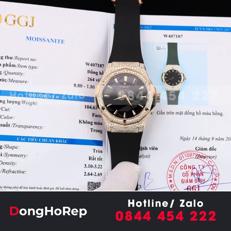 Đồng Hồ Hublot Classic Fusion Orlinski Full Diamonds Replica 1:1