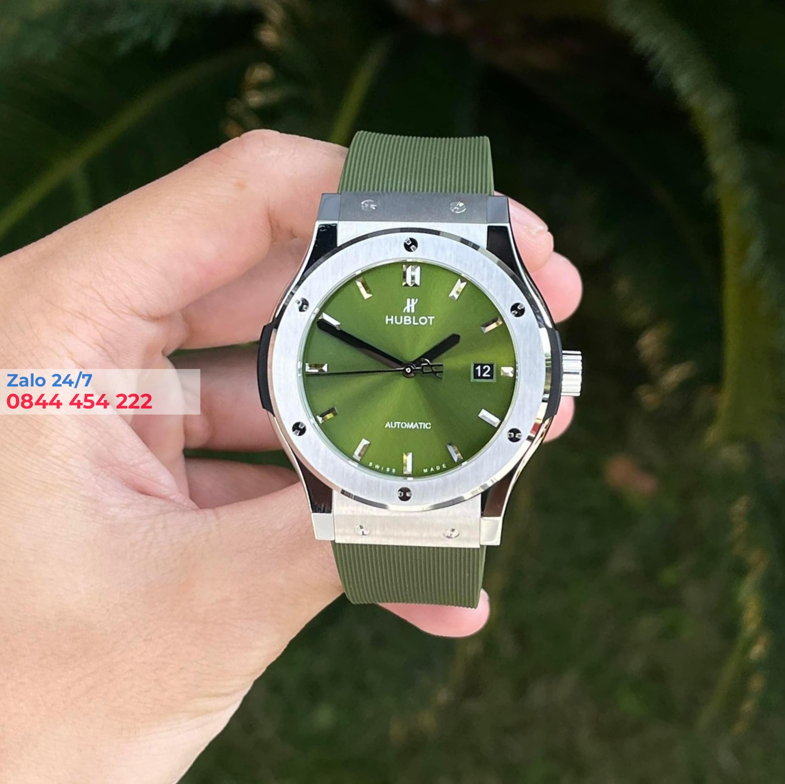 Đồng Hồ Hublot Classic Fusion Titanium Green 542.NX.8970.RX