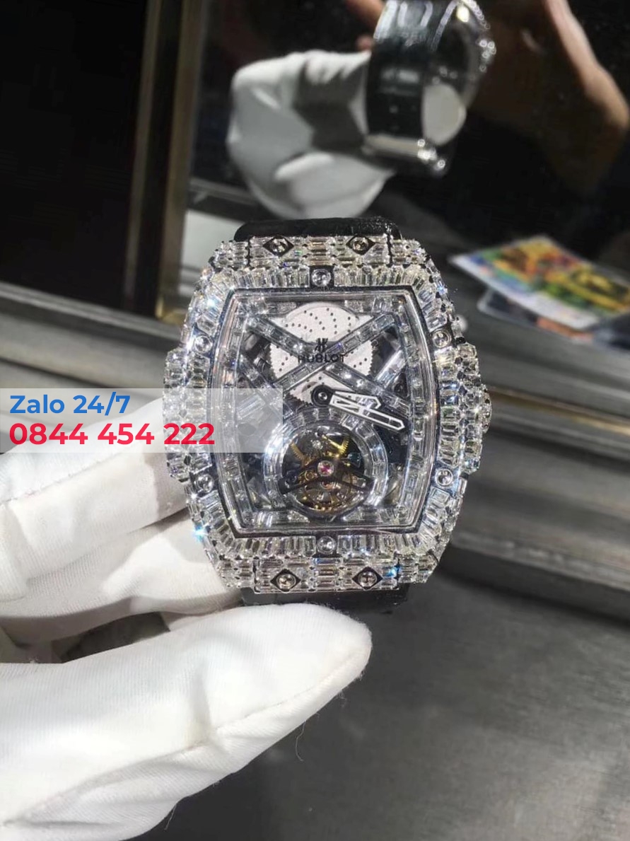Đồng Hồ Hublot Kim Cương Thiên Nhiên
