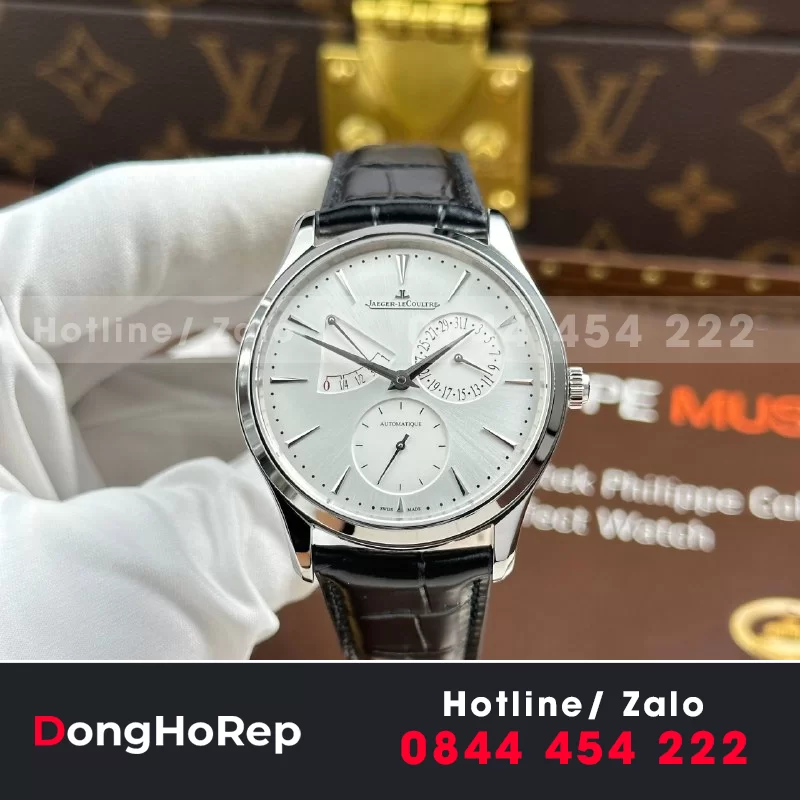 Đồng Hồ Jaeger Le Coultre Master Ultra Thin Power Reserve  • size 39mm - độ dày 9mm (tương đương chính hãng)
