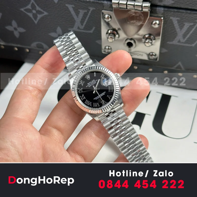 Đồng Hồ Nữ Rolex Datejust 31mm Mặt màu đen 178273-0020