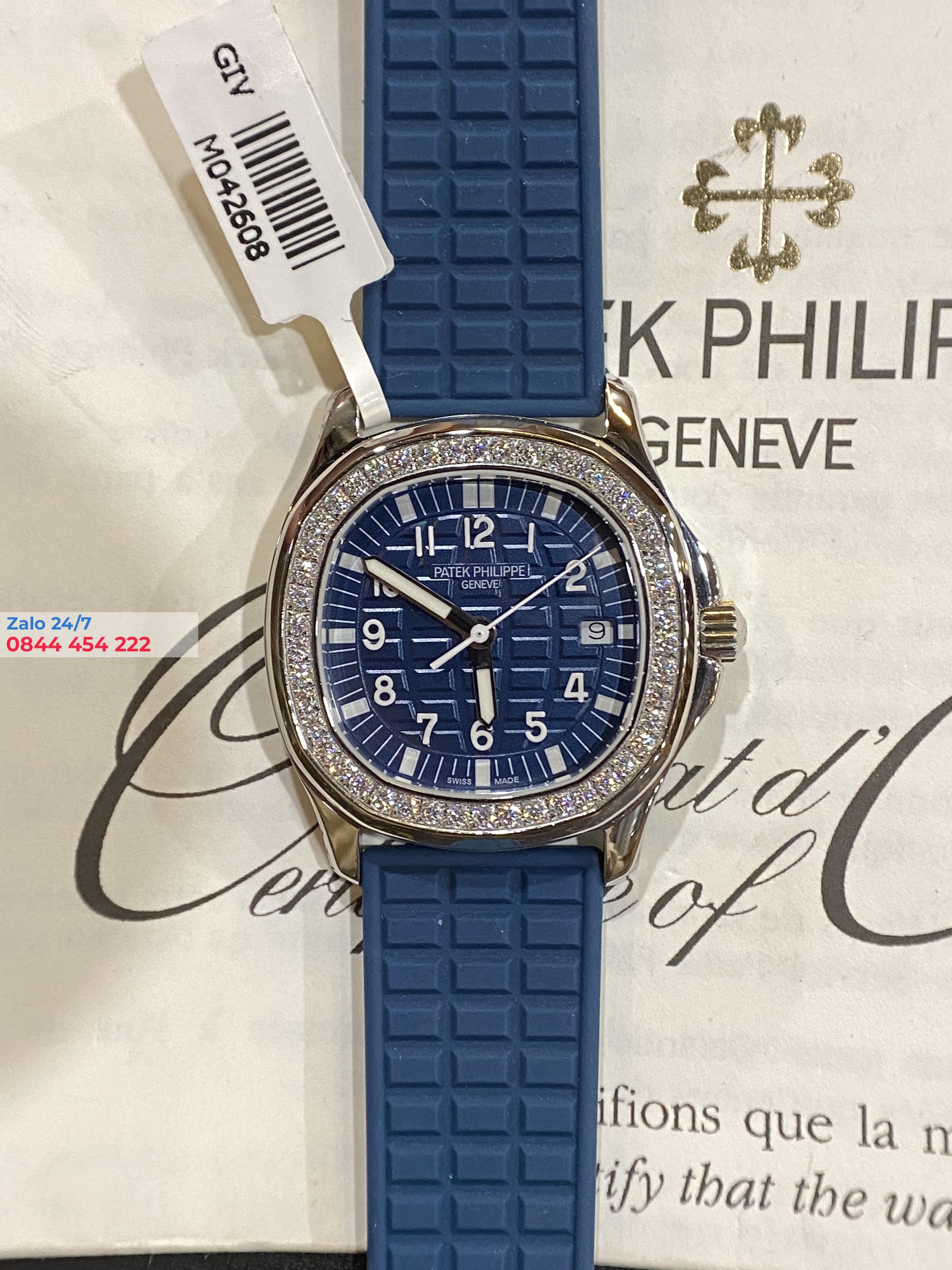 Đồng Hồ Patek Philippe Aquanaut 5067A-022 Replica Kim Cương Moissanite