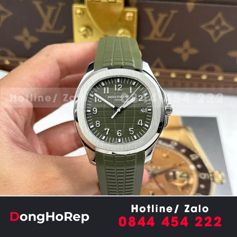 Đồng Hồ Patek Philippe Aquanaut 5168  • size 42mm - độ dày 8.1mm (tương đương chính hãng)