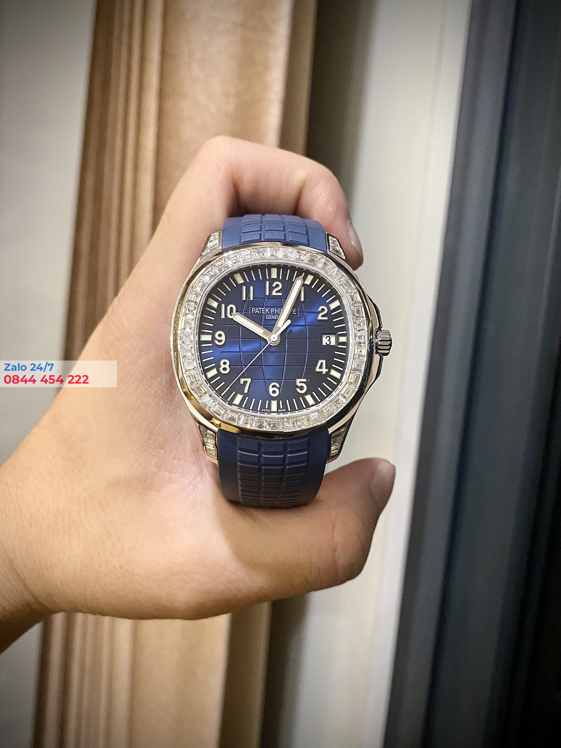 Đồng Hồ Patek Philippe Aquanaut Diamonds Moisanite
