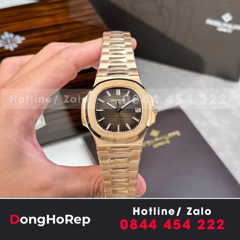 Đồng Hồ Patek Philippe Nautilus 5711 phiên bản tinh chỉnh nhà máy + bọc vàng  size 40mm