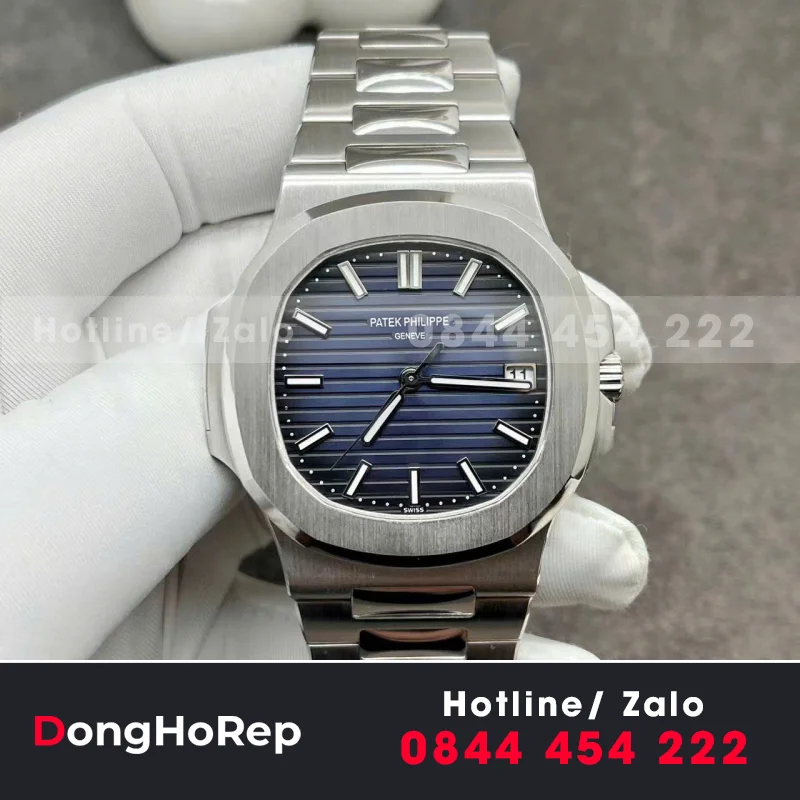 Đồng Hồ Patek Philippe Nautilus 5811 Chế Tác Vàng Trắng 10k 41mm