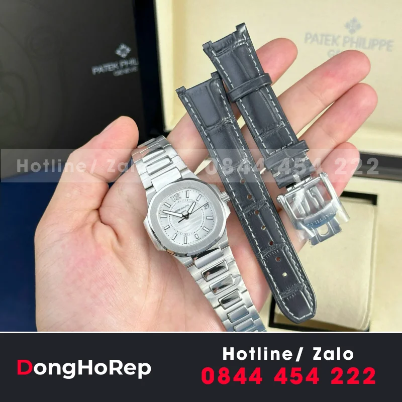 Đồng Hồ Patek Philippe Nữ Dây Kim Loại Nautilus 7010 Đính Đá 32mm