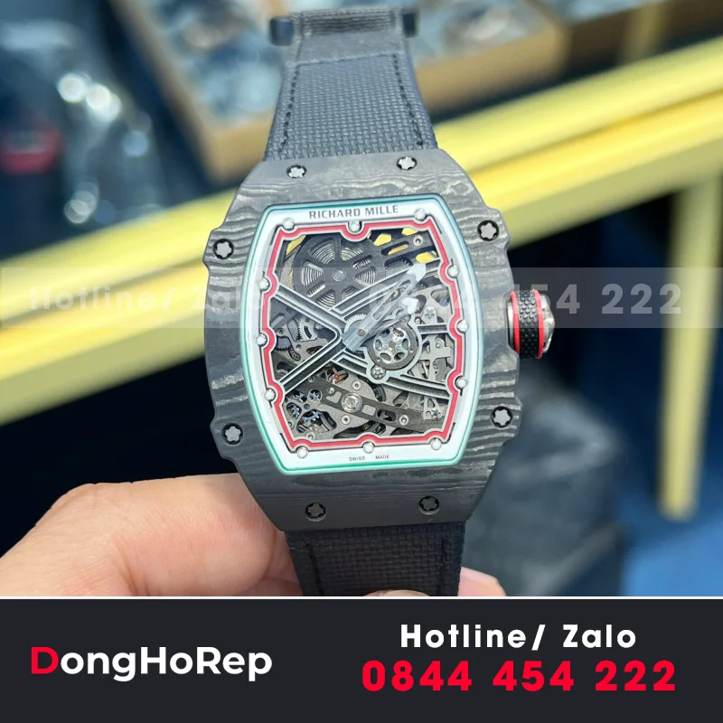 Đồng hồ richard mille RM 67-02 italy automatic vỏ cong bản nâng cấp mới nhất 