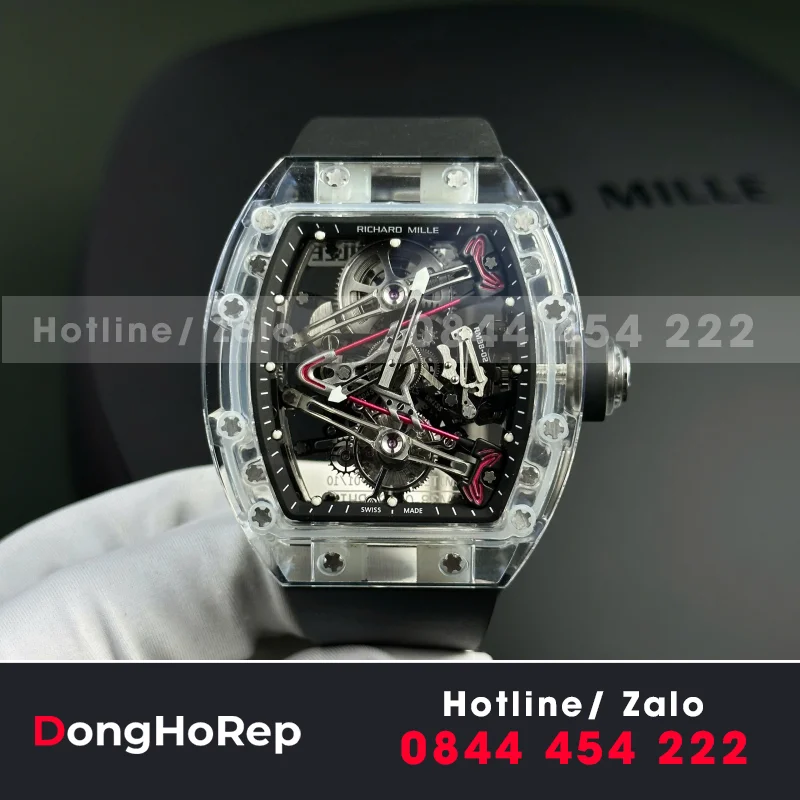 Đồng Hồ Richard Mille RM38-02 Replica 11 Máy Tourbillon Cao Cấp Nhất 43.7mm x 50mm