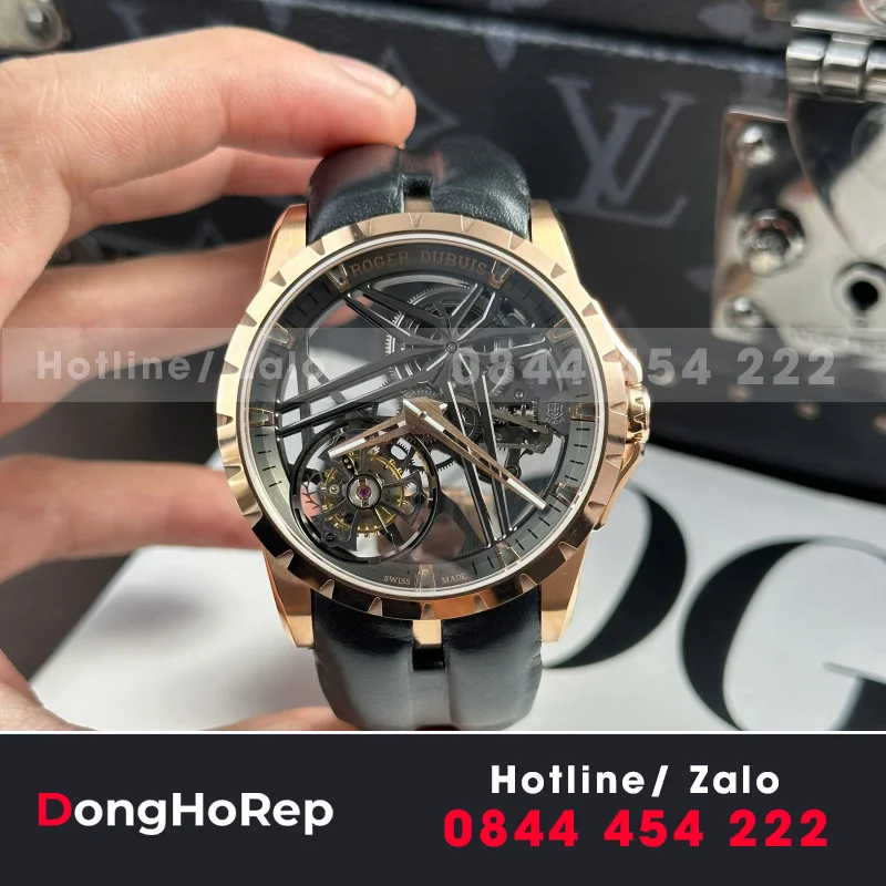 Đồng Hồ Roger Dubuis Replica 11 Excalibur Eon Gold RDDBEX0836 Nhà Máy BBR 42mm