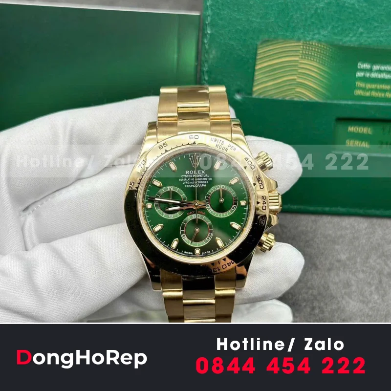 Đồng Hồ Rolex Cosmograph Daytona 116508 Loki Chế Tác Bọc Vàng Thật 18k 40mm