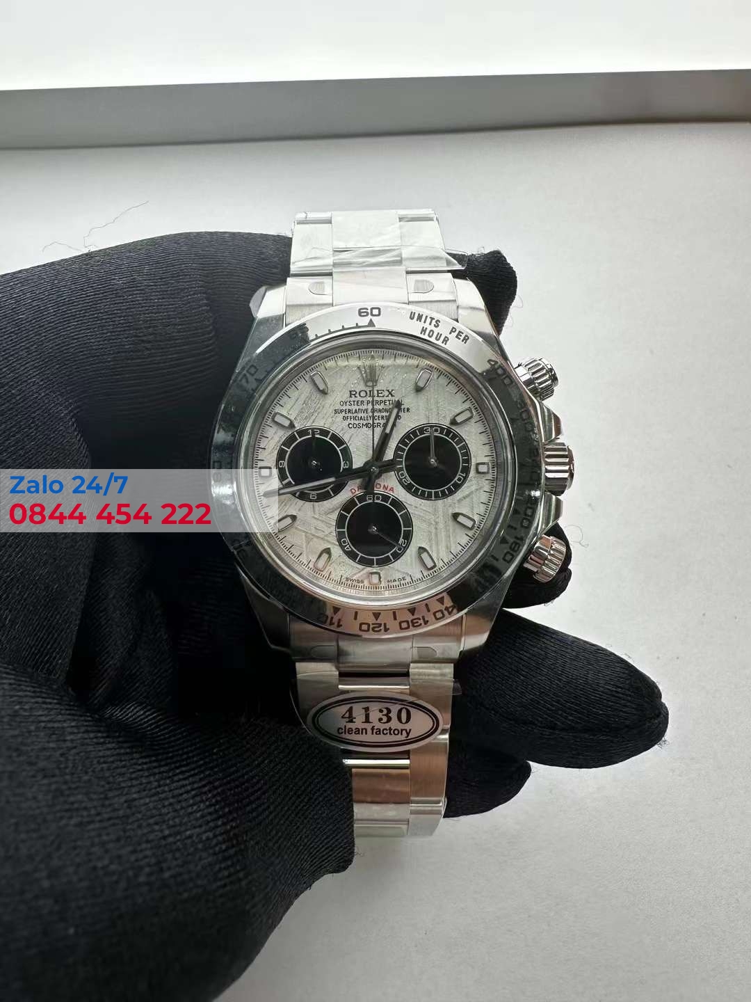 Đồng Hồ Rolex Cosmograph Daytona 116509 Bản Độ Mặt Thiên Thạch Cao Cấp
