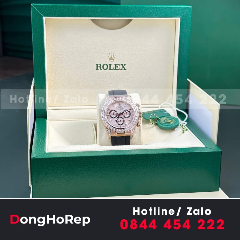 Đồng Hồ Rolex Cosmograph Daytona Rainbow 126539 Chế Tác Đính Đá BTF 40mm