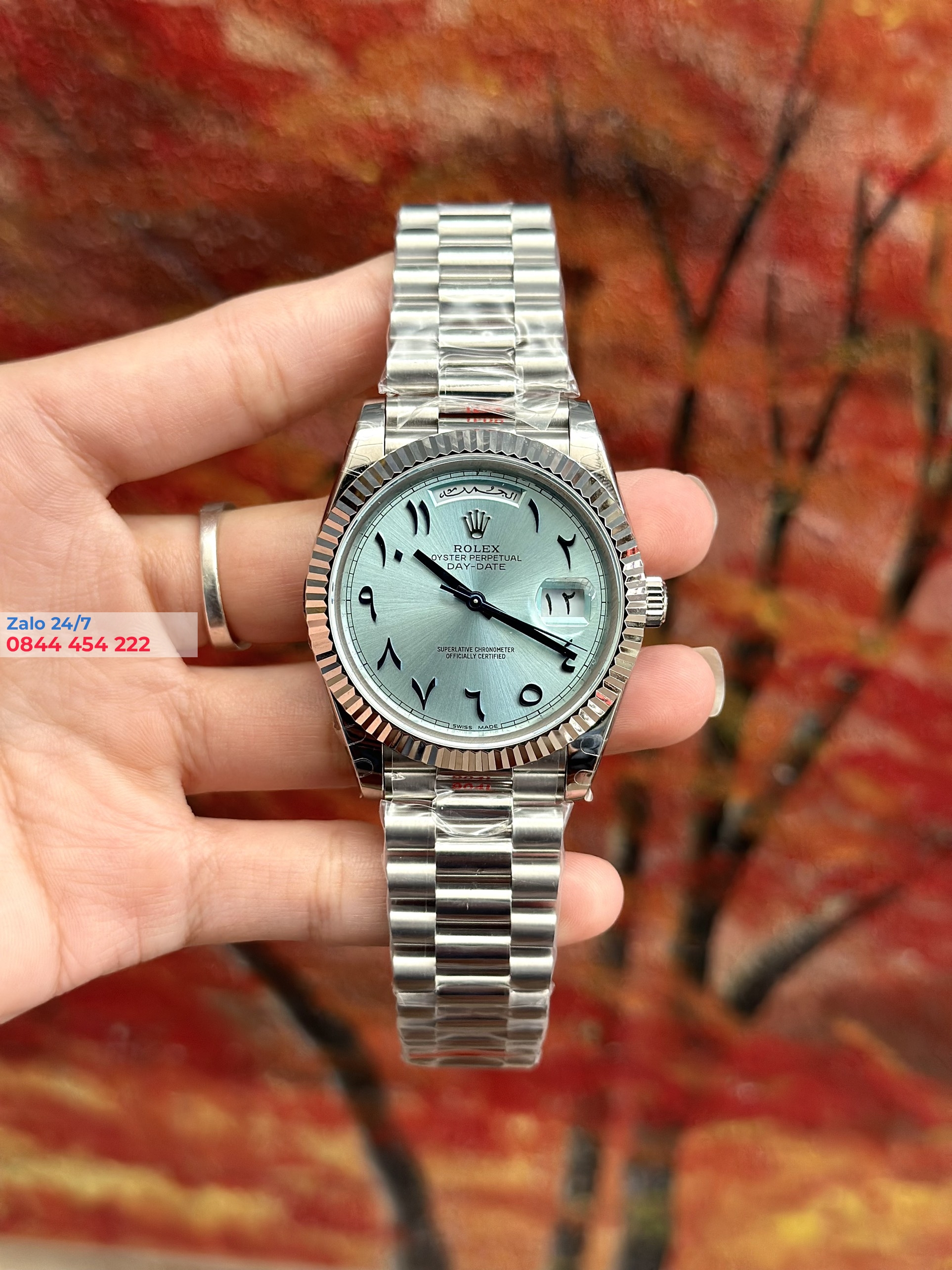 Đồng Hồ  Rolex day date Arabic 40 mm  Replica
