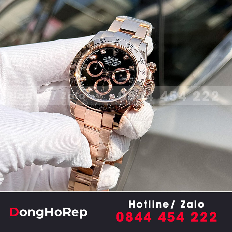Đồng hồ rolex daytona bọc vàng 18k nhà máy bt 