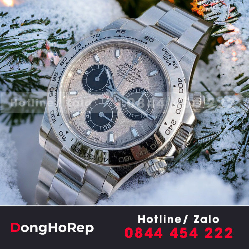 Đồng hồ rolex daytona độ mặt thiên thạch tinh chỉnh 