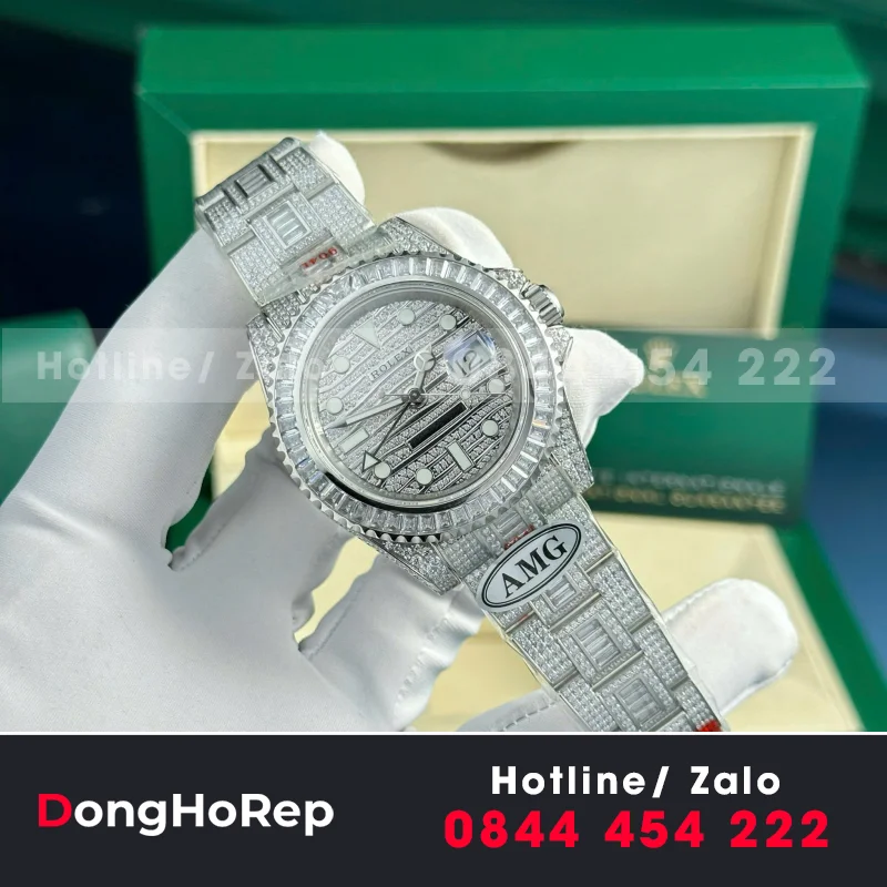 Đồng Hồ Rolex GMT-Master II 116769 Batman Replica 11 Nhà Máy Clean 40mm