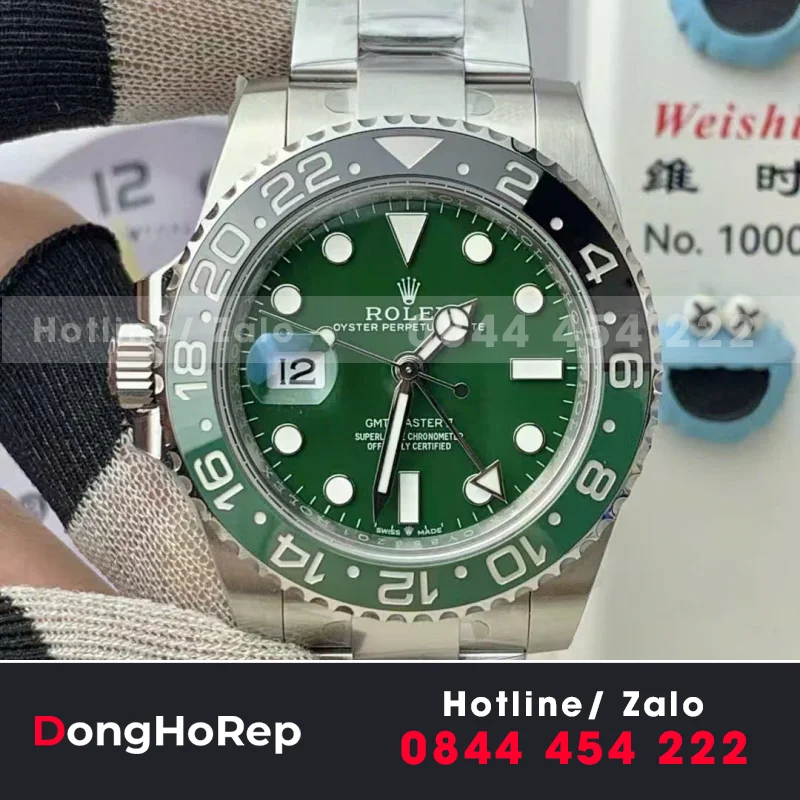 Đồng Hồ Rolex GMT-Master II 126720VTNR Replica 11 Sprite Clean 40mm