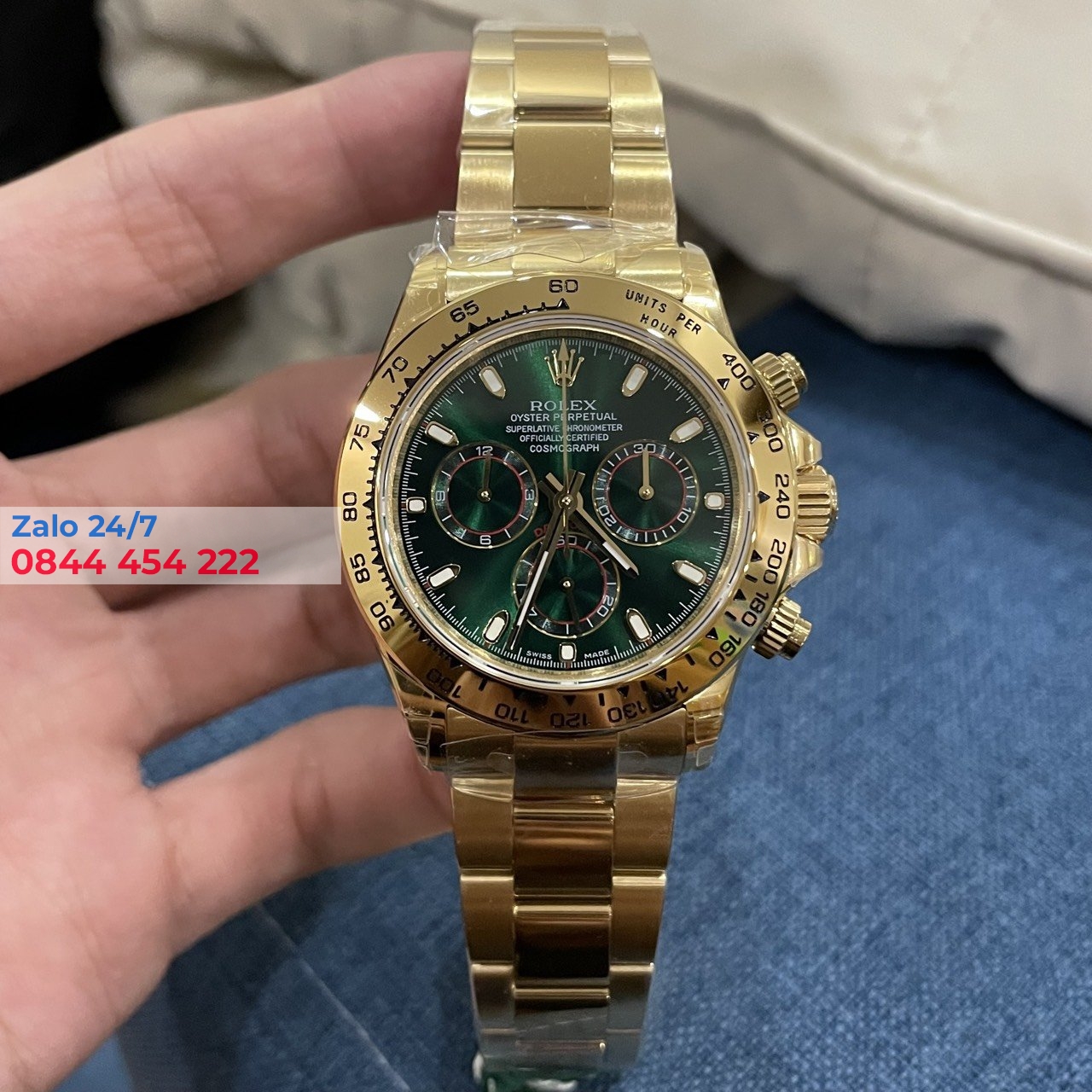 Đồng Hồ Rolex Cosmograph Daytona 116508 Mặt Số Xanh Lá
