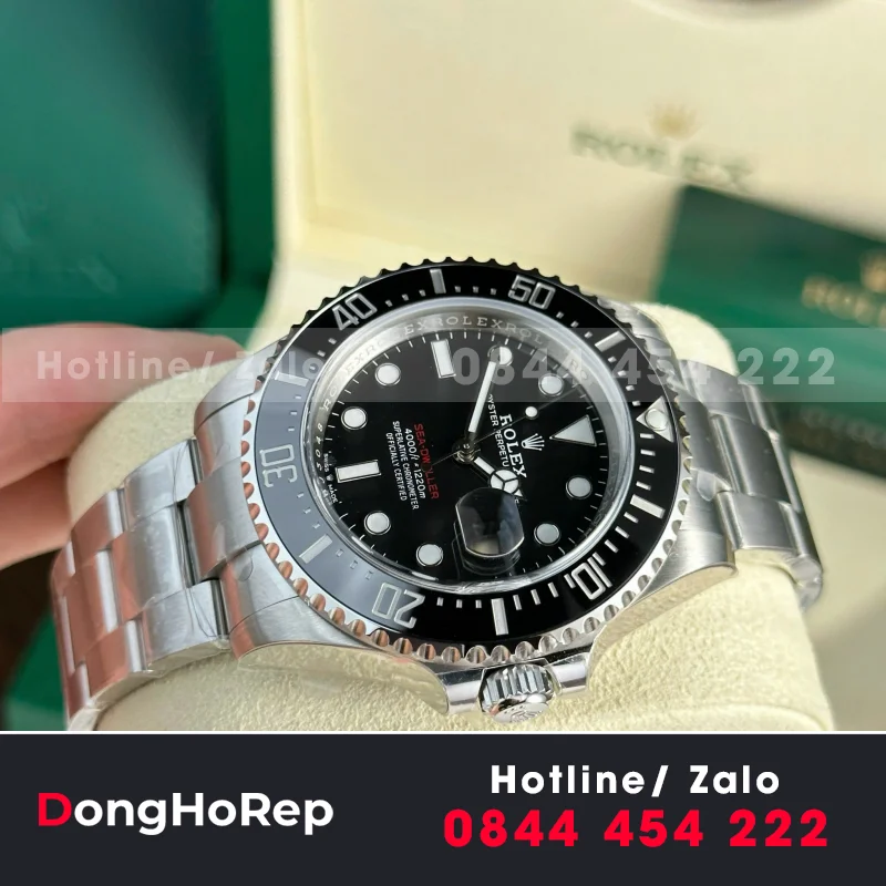 Đồng hồ Rolex Sea-Dweller 126600 Replica 11 mặt đen nhà máy VS 43mm