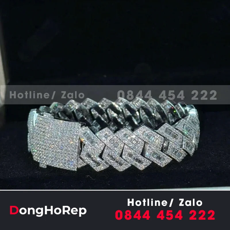 Lắc Tay Cuban 10K Moissanite