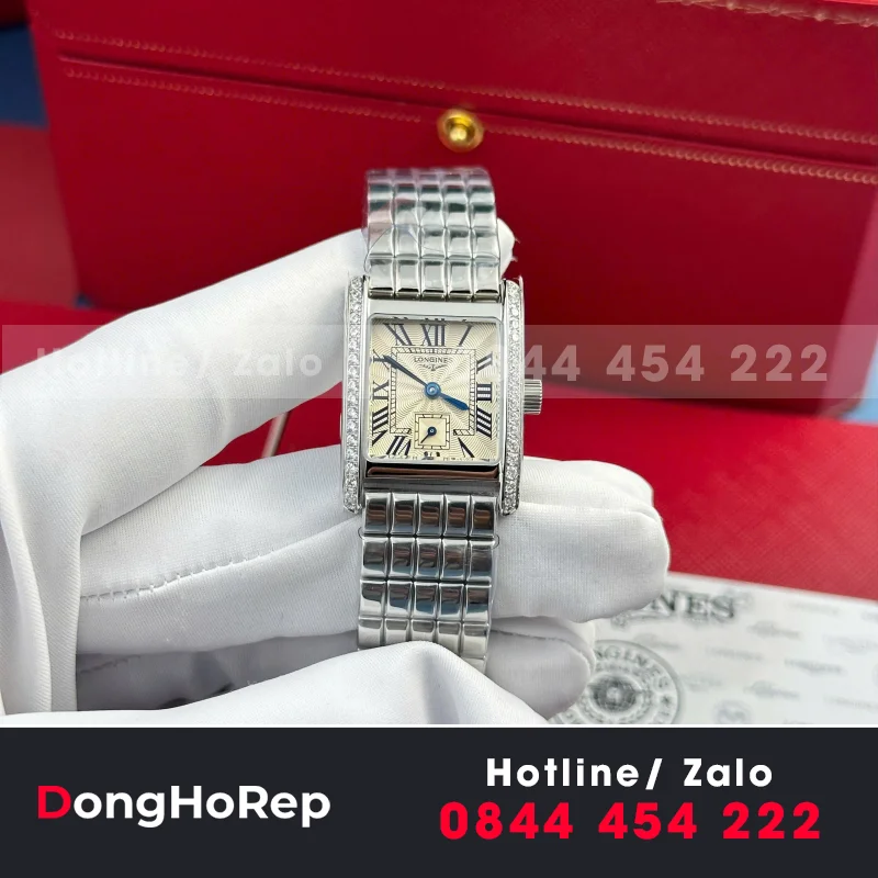 Đồng hồ Longines Mini DolceVita size 22x29mm  Mẫu longines phong cách cổ điển dành cho chị em thích dáng đồng hồ nhỏ nhắn hình chữ nhật  Phiên bản cao cấp mới ra mắt của nhà máy AF