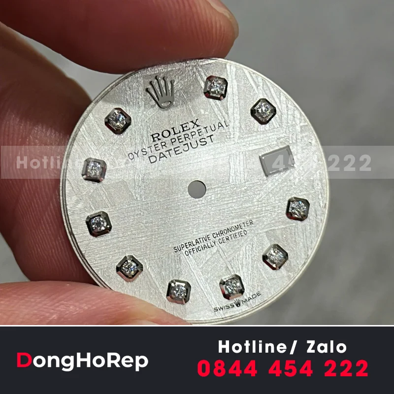 Mặt Đồng hồ Rolex Datejust 26mm MOP đính kim cương mặt số Rolex