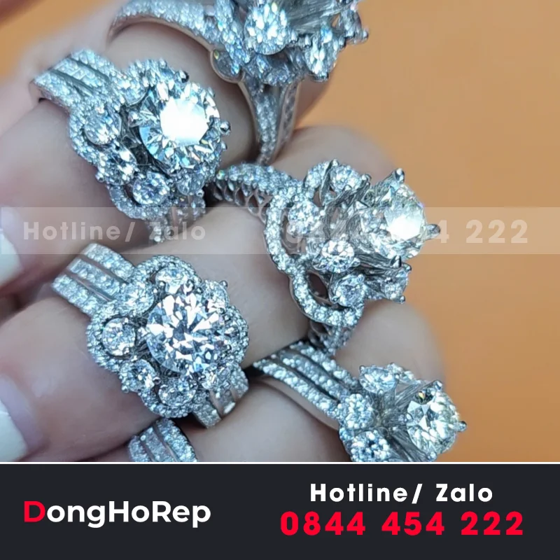 Mẫu Nhẫn Hột Xoàn Nữ Thiết Kế