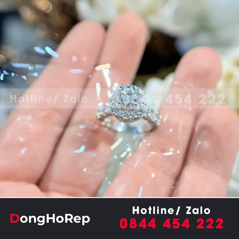 Nhẫn Au585+Diamond Lab+7.2mm lab