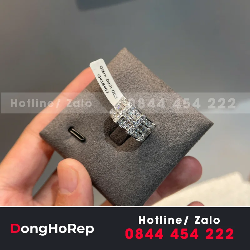 Nhẫn Chữ H Vàng Trắng