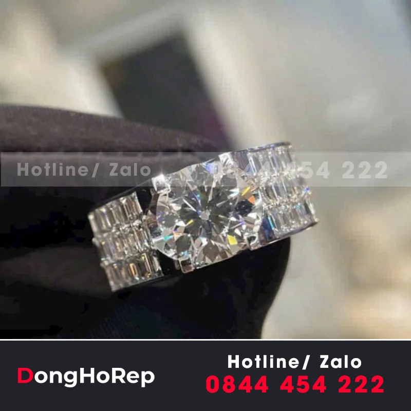 Nhẫn Nam Thiết Kế Vàng 10K -14K -18K Moissanite