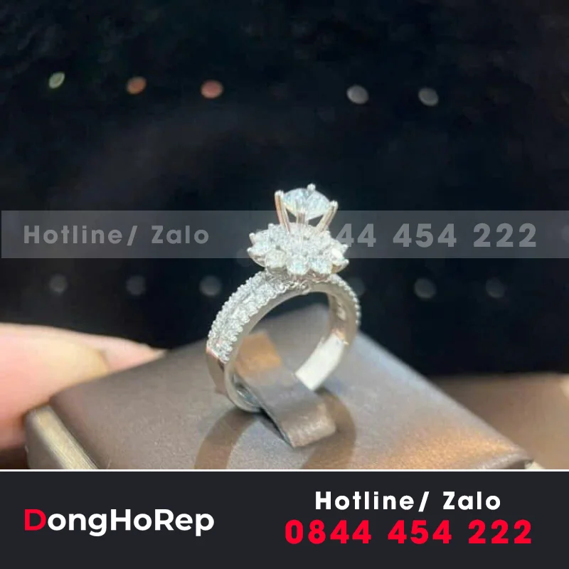 Nhẫn Nữ Vàng Trắng 18K