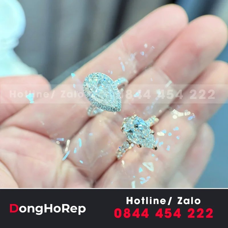 Nhẫn Pear-3CT-E-VS1