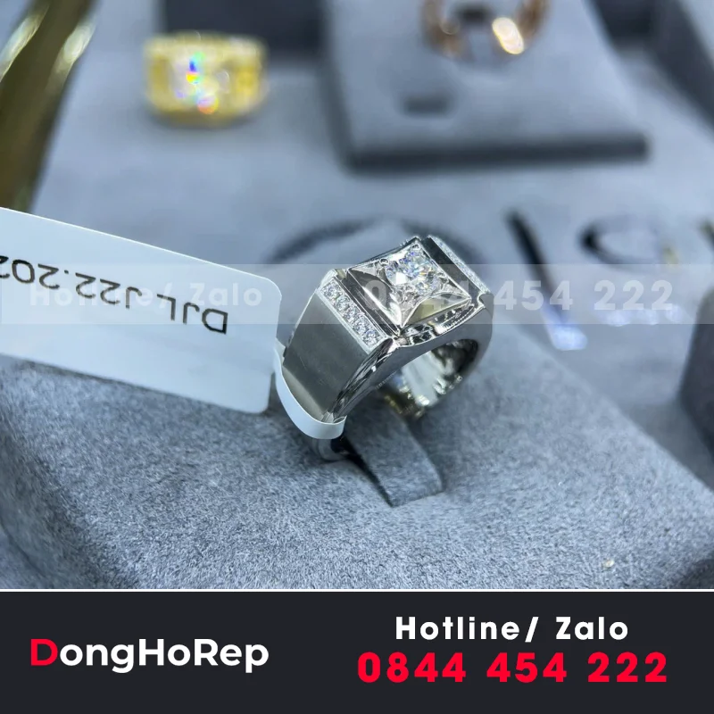 Nhẫn Vàng Trắng 18K