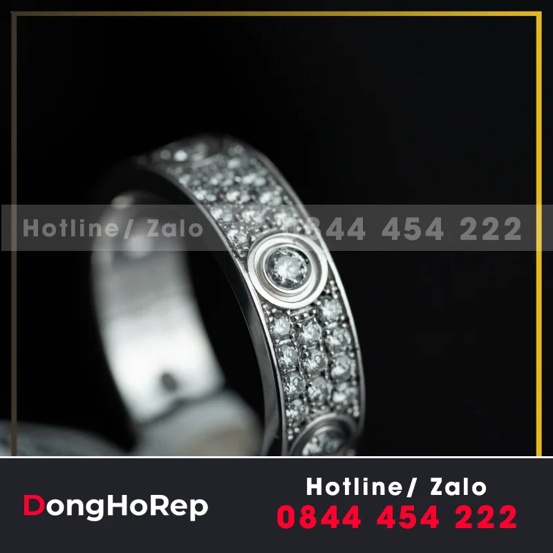 Nhẫn Vàng Trắng Diamond