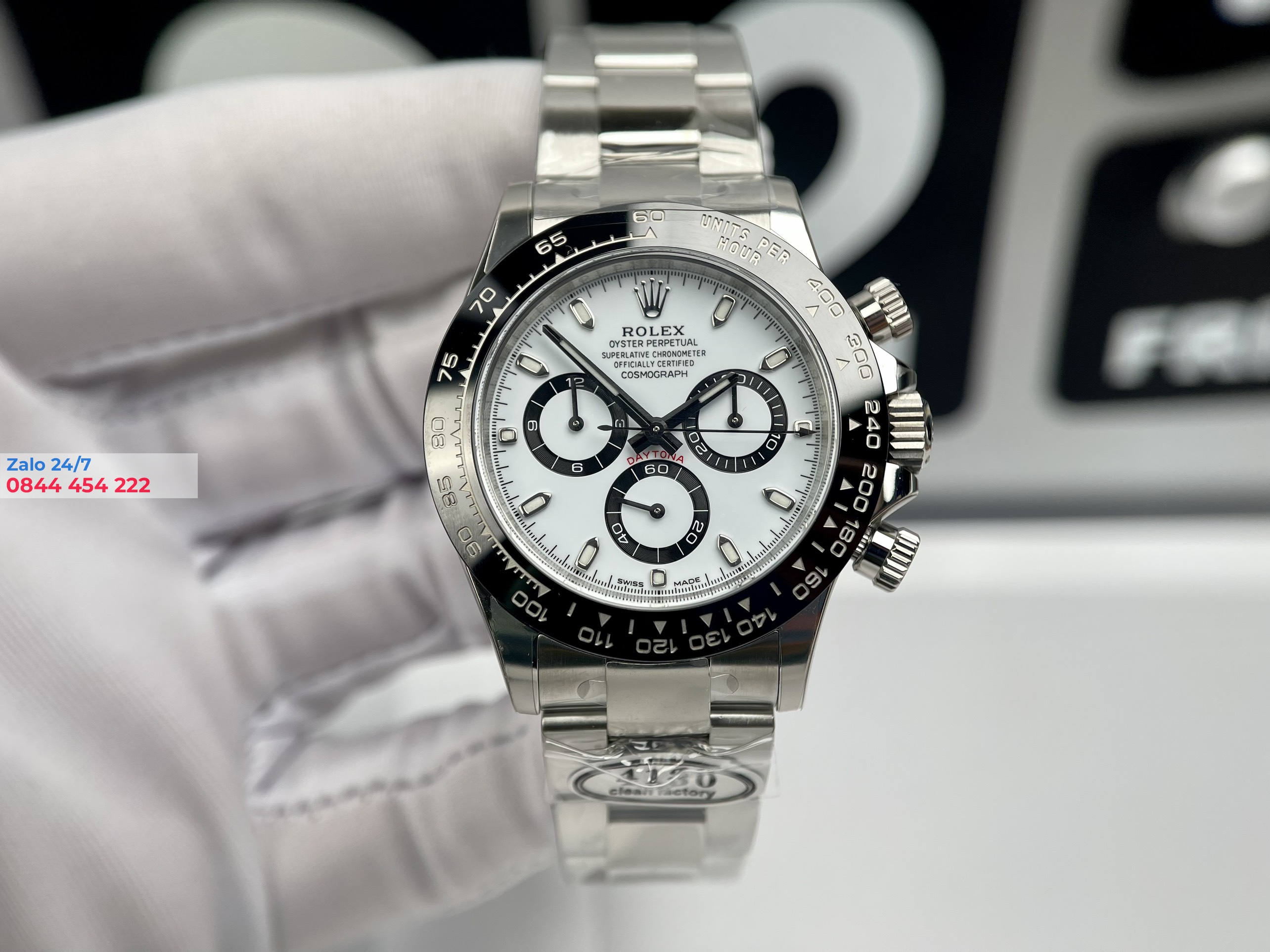 Rolex Cosmograph Daytona 116500LN Mặt Số Trắng