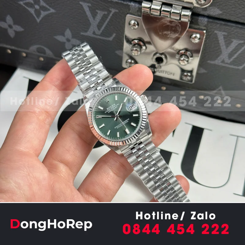 Rolex Đồng Hồ Nữ Rolex Datejust 31mm Mặt màu Xanh Ngọc 178273-0020
