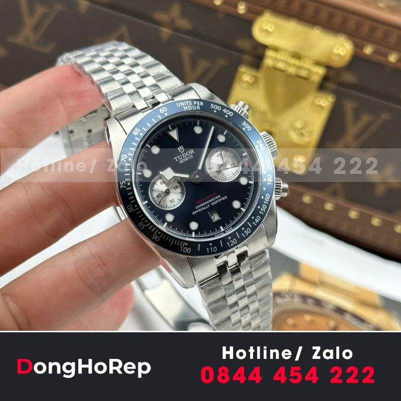 Tudor Black Bay Chronograph• size 41mm• máy ETA7750 chạy full kim full chức năng Chronograph