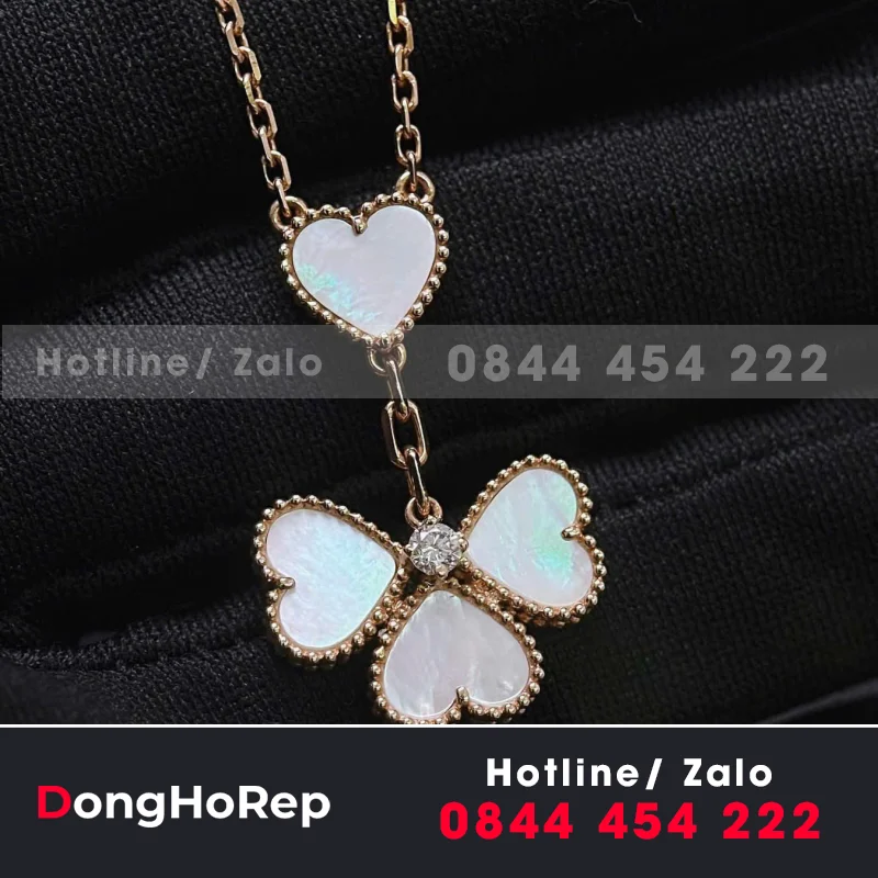 Vòng Cổ Thiết Kế Vàng 18K Kim Cương Thiên Nhiên